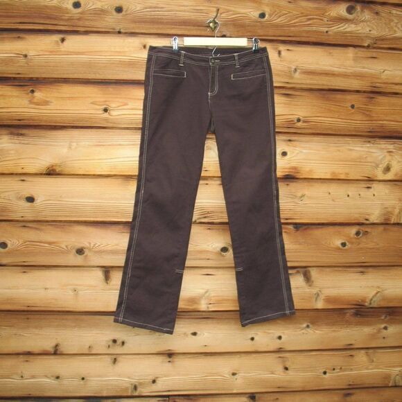 NWOT Prana Straight Leg Topstitch Pants Jeans - Picture 1 of 8